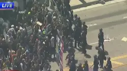 National Guard faces off with protesters hours after arriving in Los Angeles on Trump’s orders